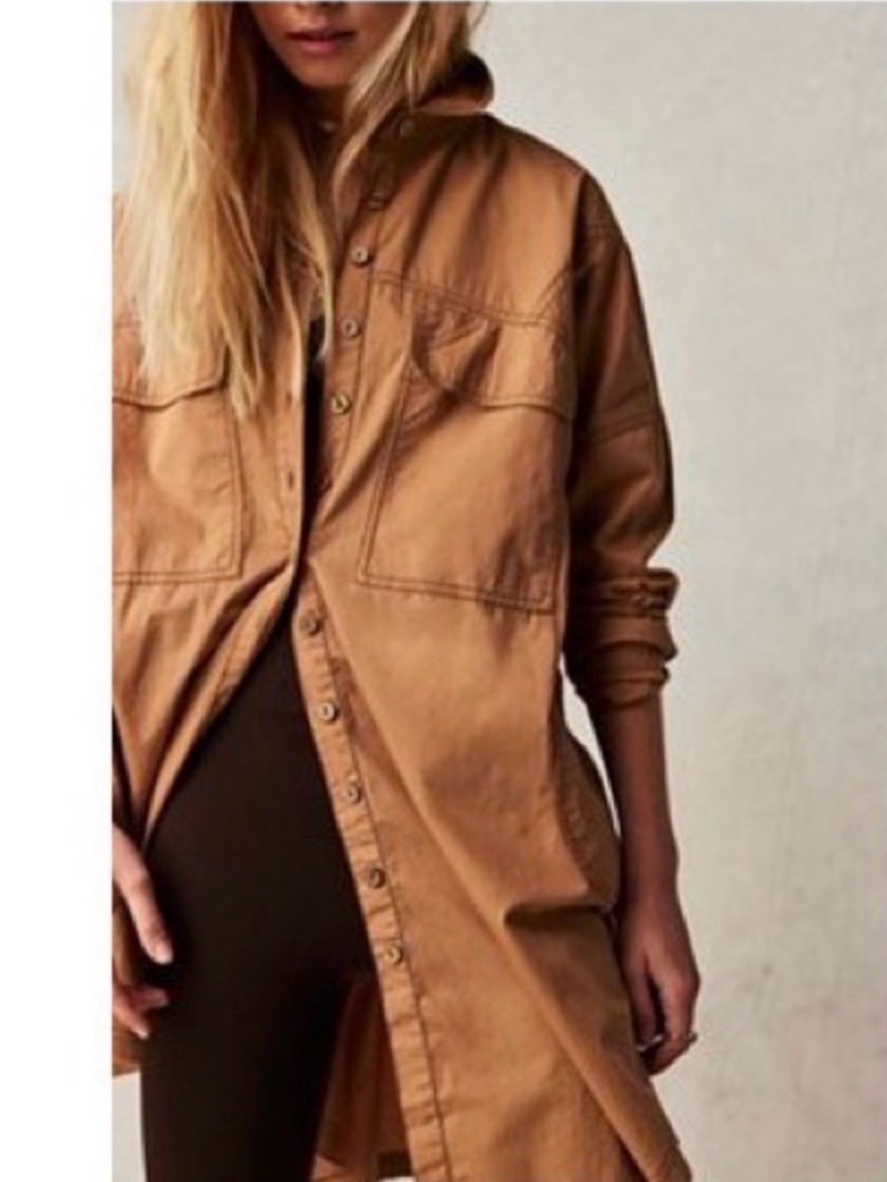 We the free poppy maxi shirt dress